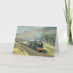 Der letzte Dampfzug der Britischen Eisenbahn Richt Karte
