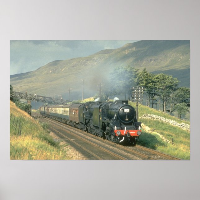 Der letzte Dampfzug der Britischen Eisenbahn Richt Poster (Vorne)