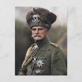 Der letzte Hussar-August von Mackensen 1914 Colori Postkarte