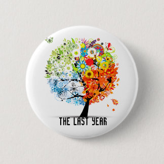 Der letzte Jahr-Reihen-Knopf Button