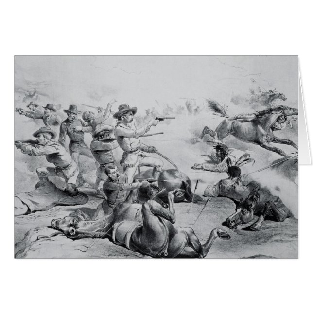 Der letzte Kampf von General Custer (Vorderseite (Horizontal))