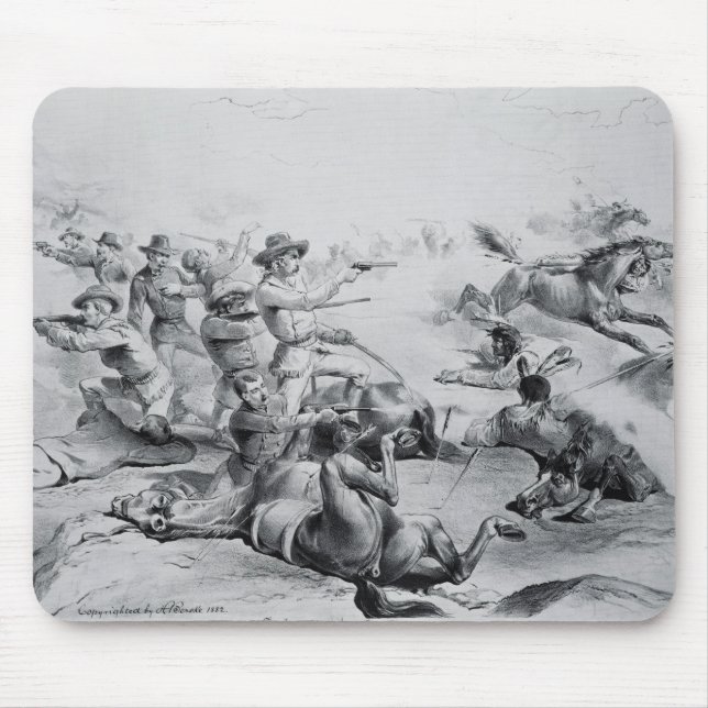 Der letzte Kampf von General Custer Mousepad (Vorne)