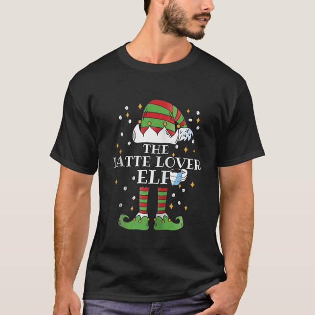 Der letzte Lover-Elf-Kaffee-Zip-Hoodie T-Shirt (Vorderseite)