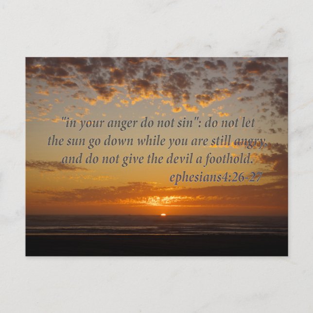 Der letzte Moment des Sonnenuntergangs mit Ephesia Postkarte (Vorderseite)