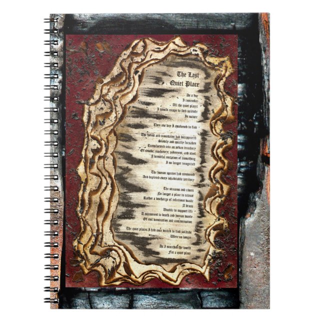 Der letzte ruhige Ort Notizblock (Vorderseite)