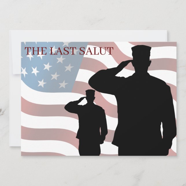 DER LETZTE SALUT (Vorderseite)