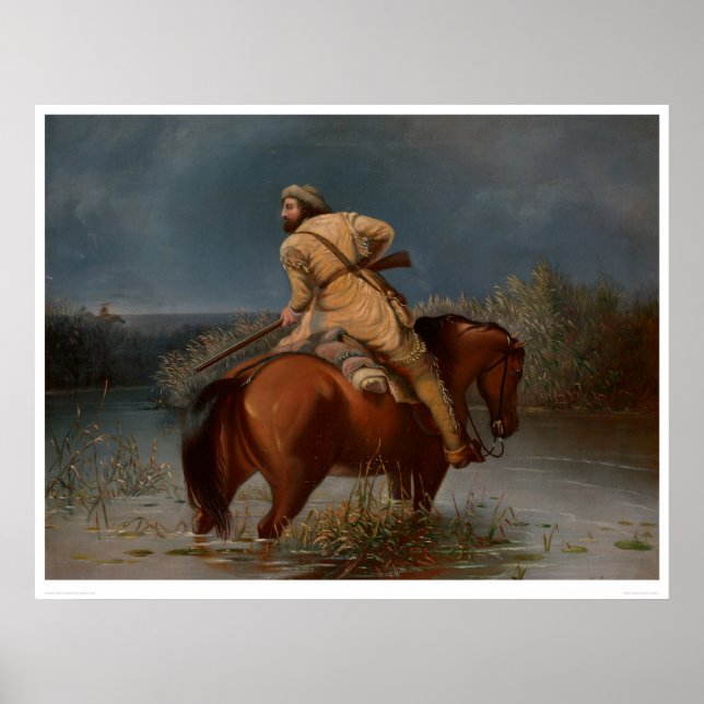 Der letzte Schuss des Trappers (1388A) Poster (Vorne)