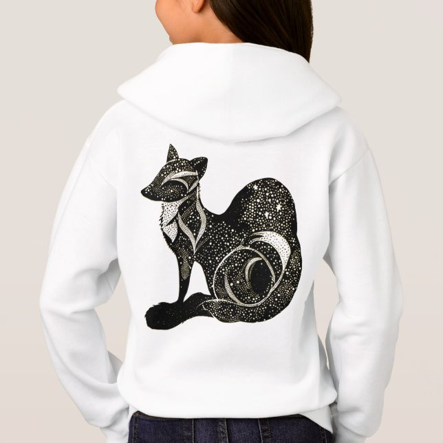 Der leuchtende Fuchs Hoodie (Rückseite)