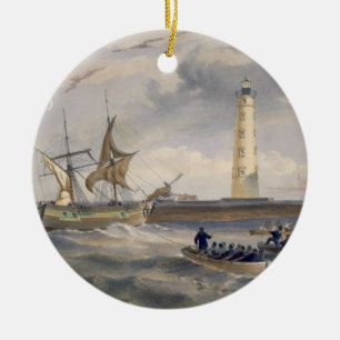 Der Leuchtturm am Kap Chersonese, Platte von ' Keramikornament