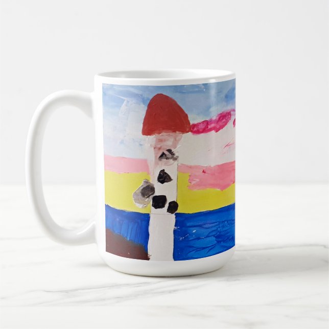 Der Leuchtturm Kaffeetasse (Links)