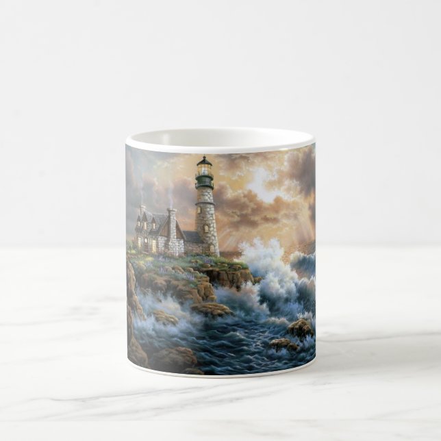 Der Leuchtturm Kaffeetasse (Mittel)