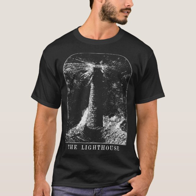 Der Leuchtturm Retro T-Shirt (Vorderseite)