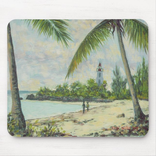 Der Leuchtturm Sansibar 1995 Mousepad (Vorne)