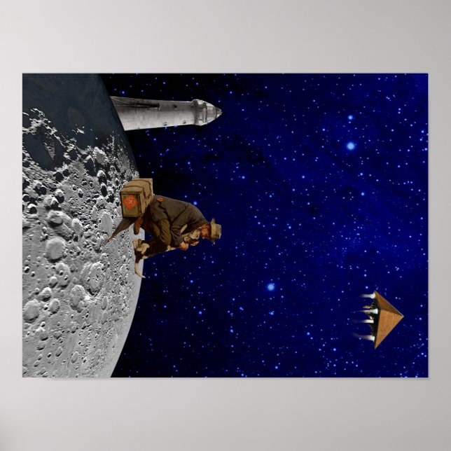 Der Leuchtturmhalter gab Zuhause zurück Poster (Vorne)