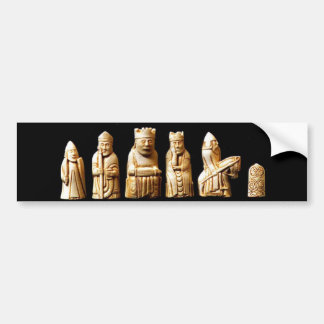 Der Lewischessmen-Autoaufkleber Autoaufkleber