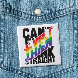 Der LGBTQ-Stolz kann nicht einmal einen geraden Re Button
