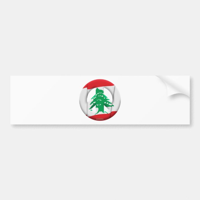 Der Libanon Autoaufkleber (Vorne)