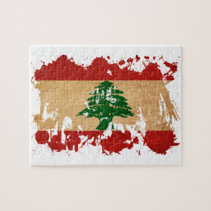 Der Libanon-Flagge