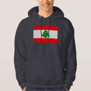 Der Libanon-Flagge Hoodie