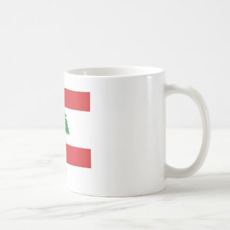 Der Libanon-Flagge Kaffeetasse