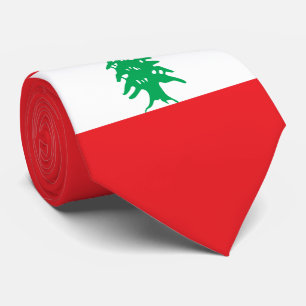 Der Libanon-Flagge Krawatte