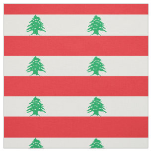 Der Libanon-Flagge Stoff