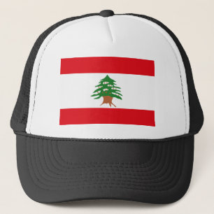 Der Libanon-Flaggen-Hut Truckerkappe