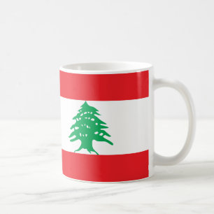 Der Libanon-Flaggen-Tasse Kaffeetasse