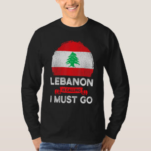 Der Libanon fordert, dass ich das libanesische Erb T-Shirt