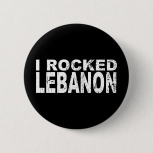 Der Libanon-Knopf Button