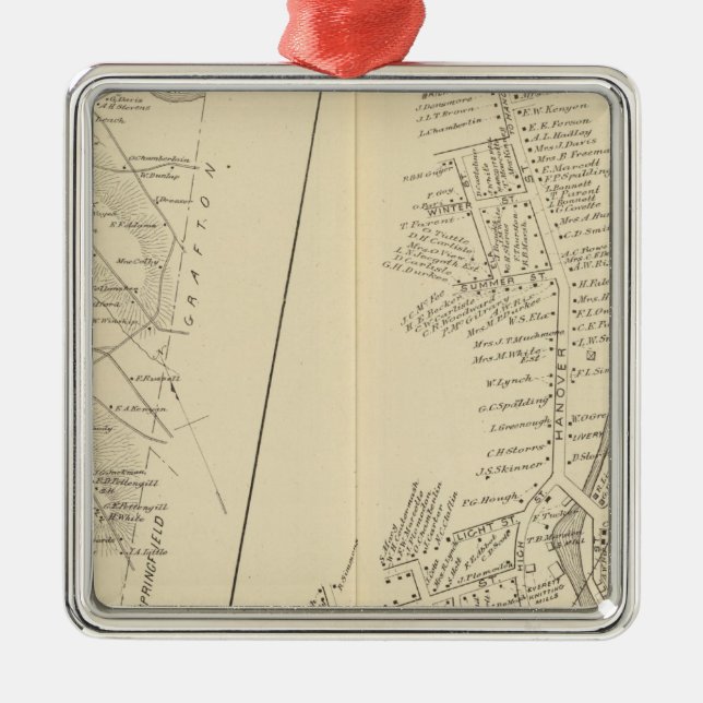 Der Libanon PO Silbernes Ornament (Vorne)