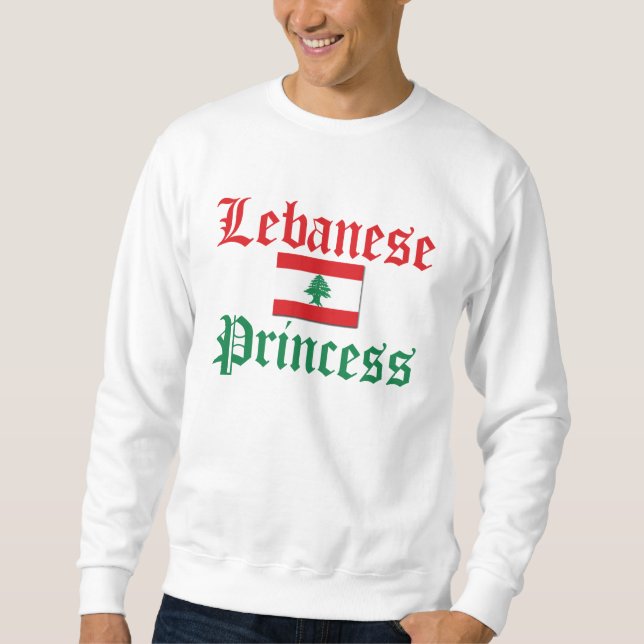 Der Libanon-Prinzessin Sweatshirt (Vorderseite)