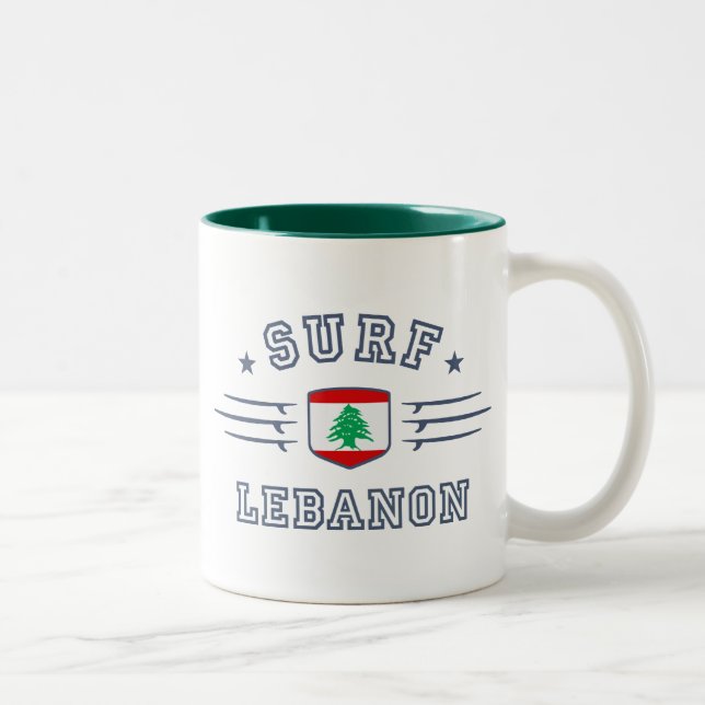 Der Libanon Zweifarbige Tasse (Rechts)