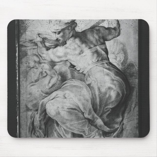Der libysche Sibyl, nach Michangelo Buonarroti Mousepad (Vorne)