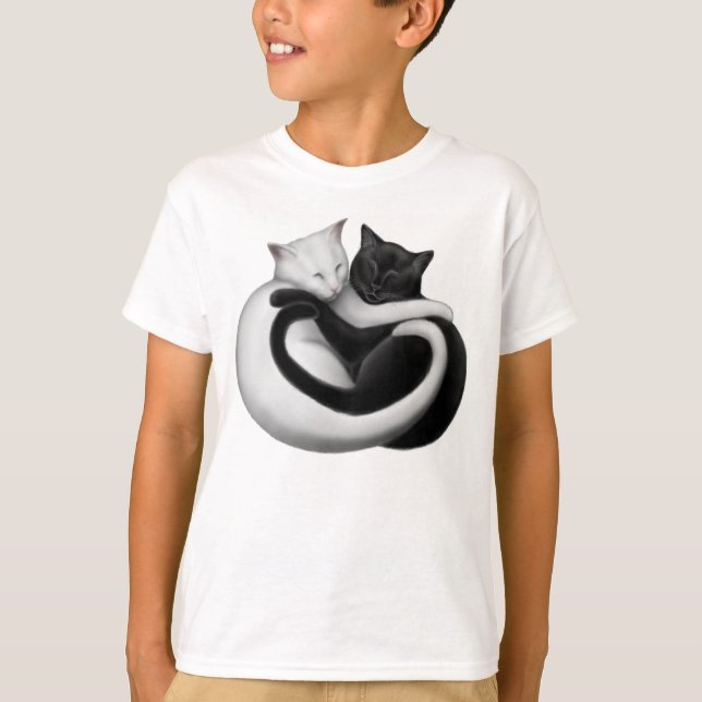 Der Liebe-Katzen-KinderT - Shirt (Vorderseite)