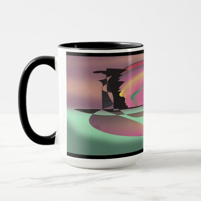Der Liebhaber-Streit Tasse (Links)
