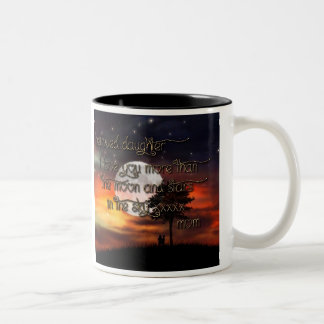 Der Liebling der Mama - Tochter-Tasse Zweifarbige Tasse