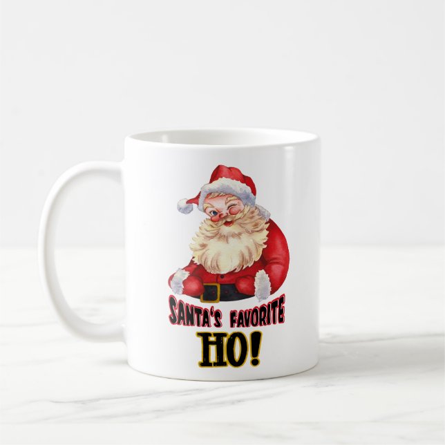 Der Liebling des Weihnachtsmanns Kaffeetasse (Links)