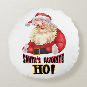 Der Liebling des Weihnachtsmanns Rundes Kissen