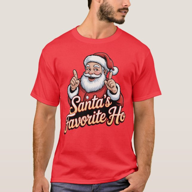 Der Liebling des Weihnachtsmanns T-Shirt (Vorderseite)