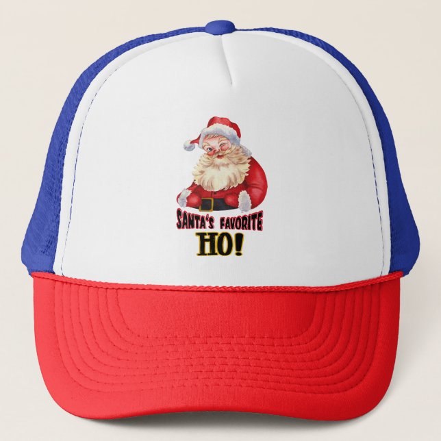 Der Liebling des Weihnachtsmanns Truckerkappe (Vorderseite)
