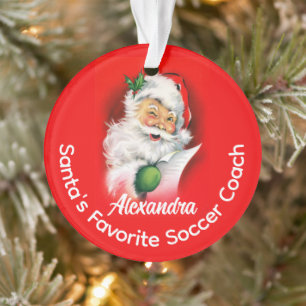 Der Lieblings-Trainer des Weihnachtsmanns für Pers Ornament