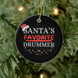 Der Lieblingsmodus des Weihnachtsmanns Niedlich Keramik Ornament