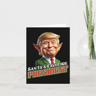 Der Lieblingspräsident des Weihnachtsmanns Donald  Karte