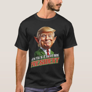 Der Lieblingspräsident des Weihnachtsmanns Donald T-Shirt