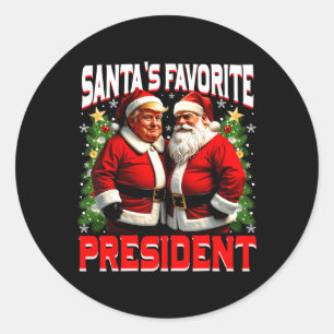 Der Lieblingspräsident Trumps macht Weihnachten zu Runder Aufkleber