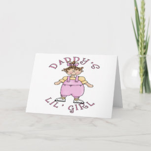 Der Lil des Vatis Mädchen Karte