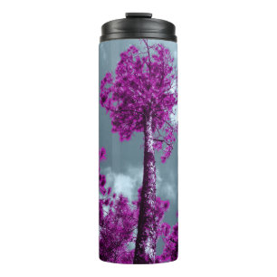 Der lila Baum Thermosbecher