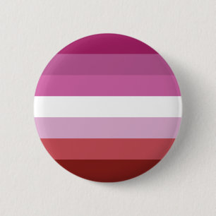 Der Lippenstift-Lesben- Streifen Button