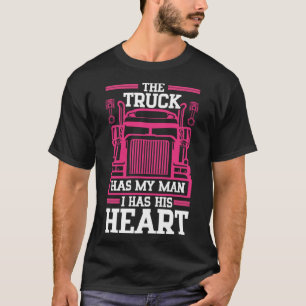 Der LKW hat meinen Mann, den ich mit seinem LKWs h T-Shirt